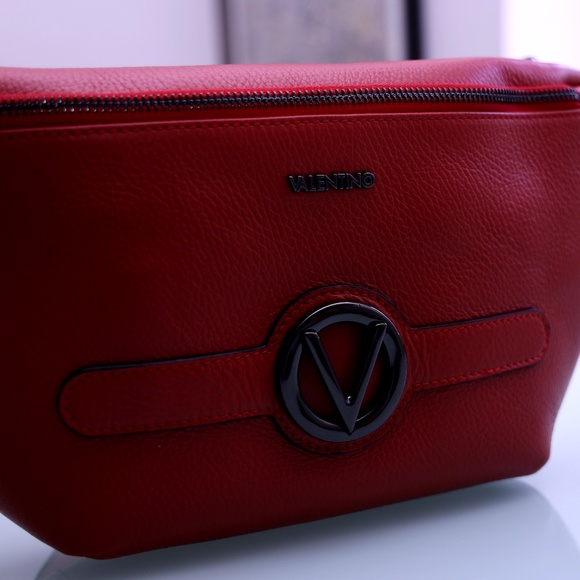 Valentino Crossbody Red Leather Bag - Picture 6 of 6